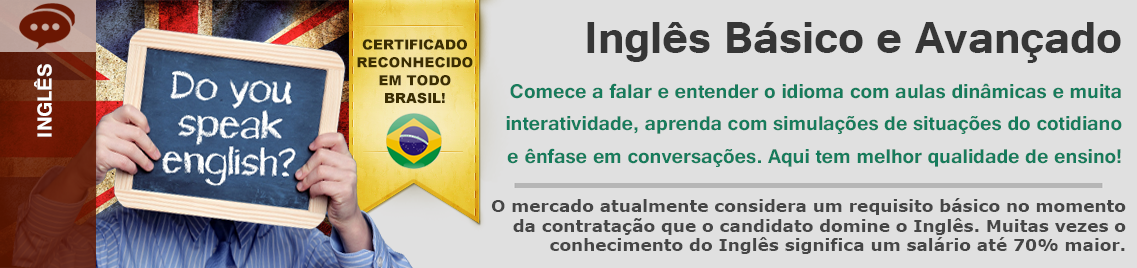 Curso de Inglês em Nova Iguaçu, RJ: Domine vários idiomas!